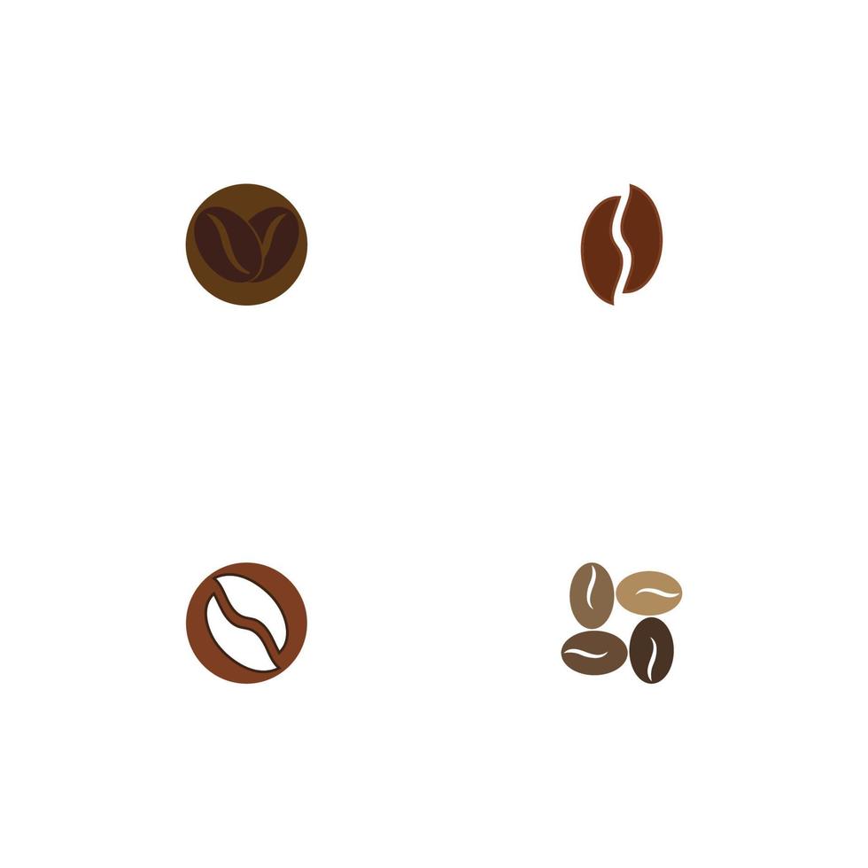 coffee bean icon vector