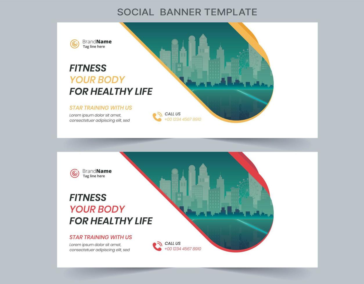 Social Media Cover Vector Templates Fully Editable, Advertising Design, Social Media Banner Post Design.