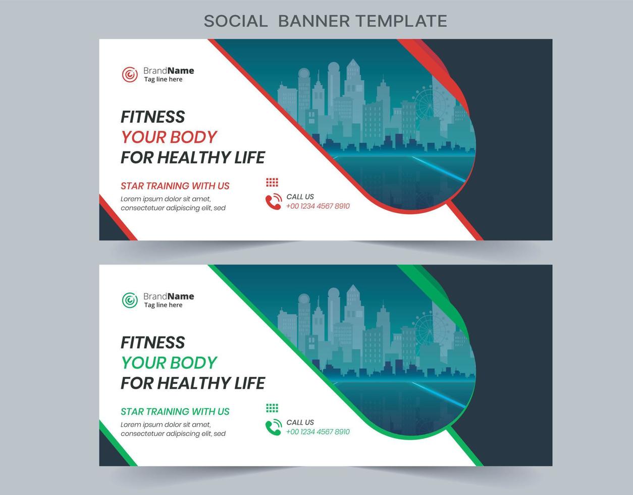 Social Media Cover Vector Templates Fully Editable, Advertising Design, Social Media Banner Post Design.