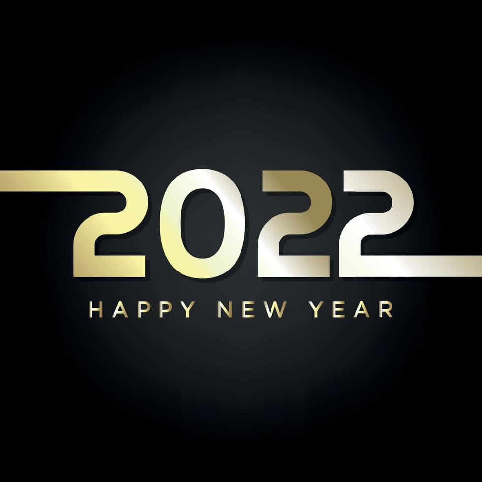 Happy new year 2022, christmas holiday, web banner - Vector