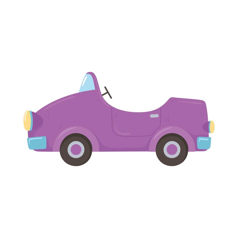 coche de juguetes para niños vector