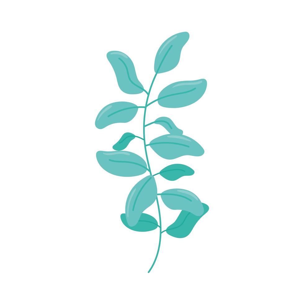 green leaves foliage vector