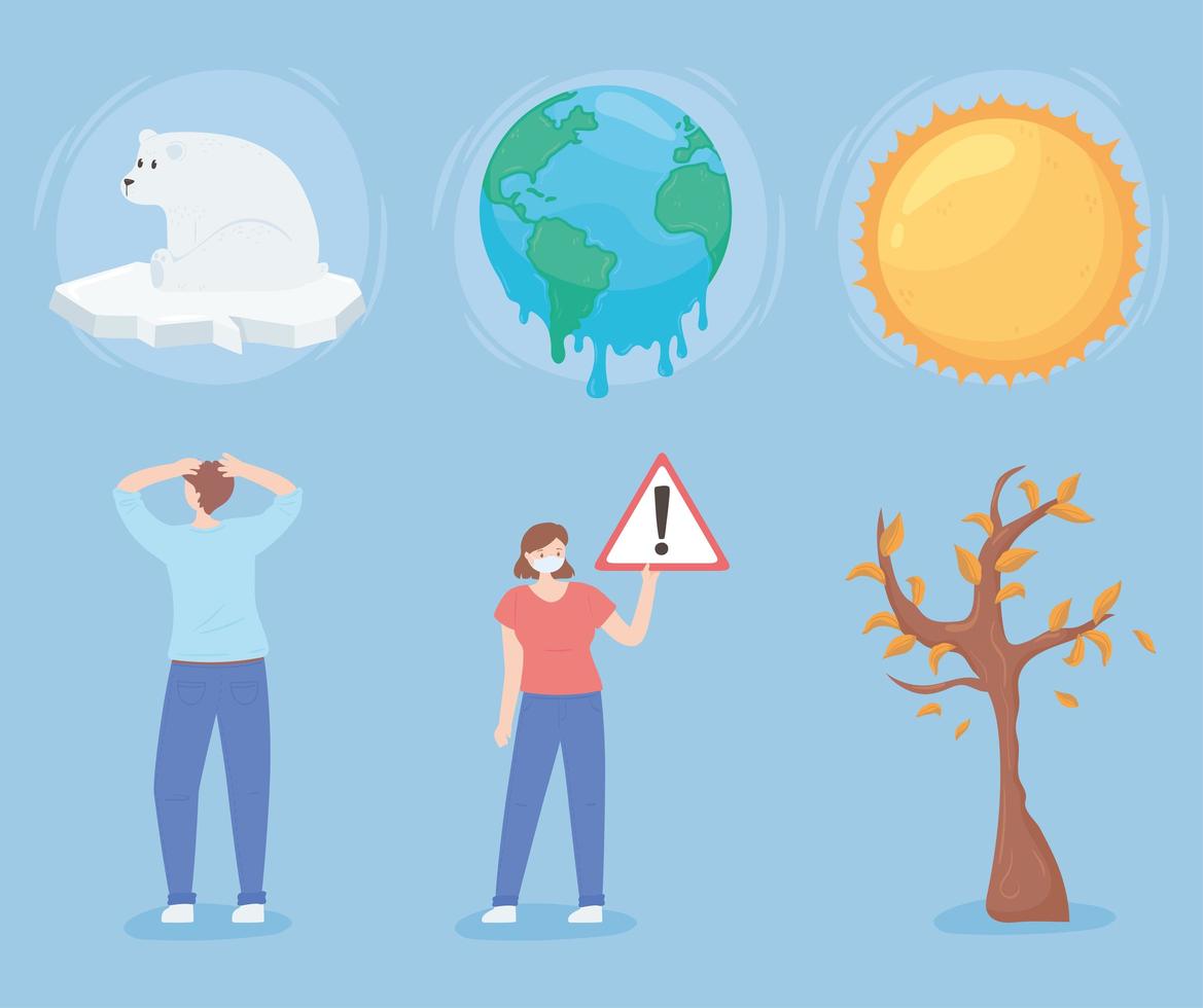 set global warming vector