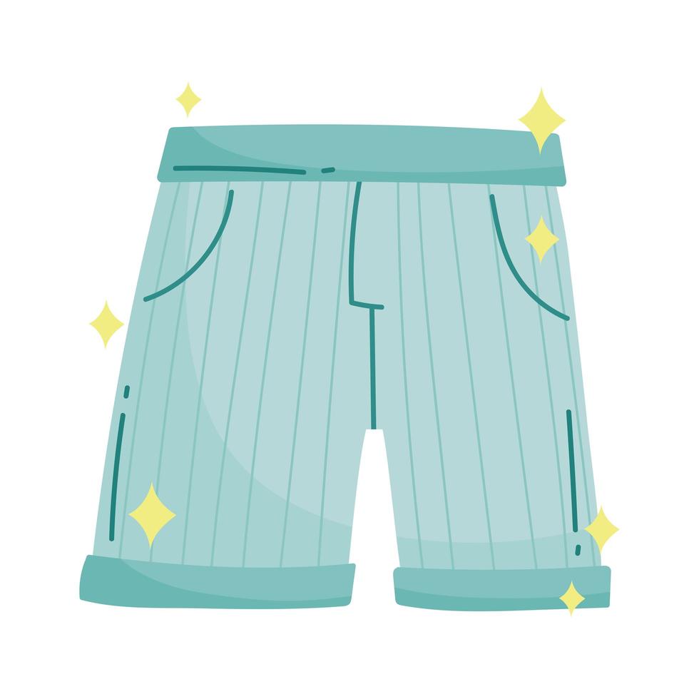 ropa de pantalones cortos vector