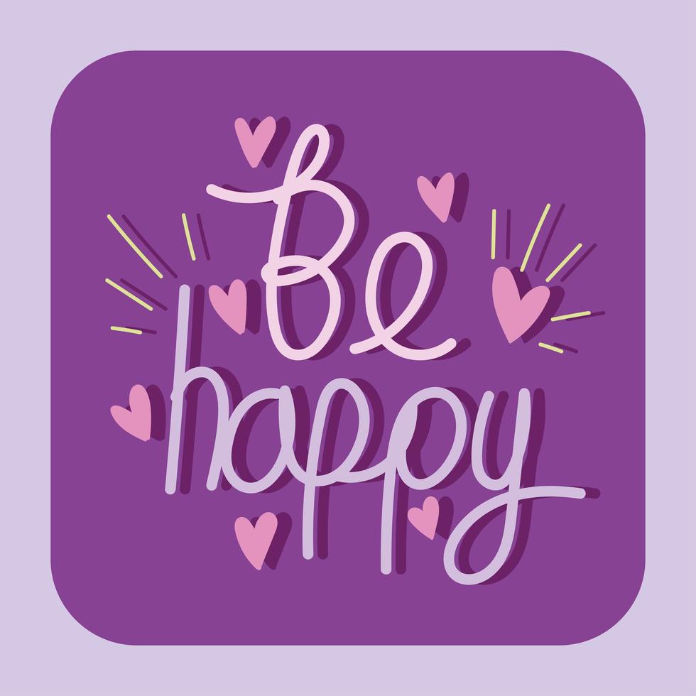 be happy phrase vector