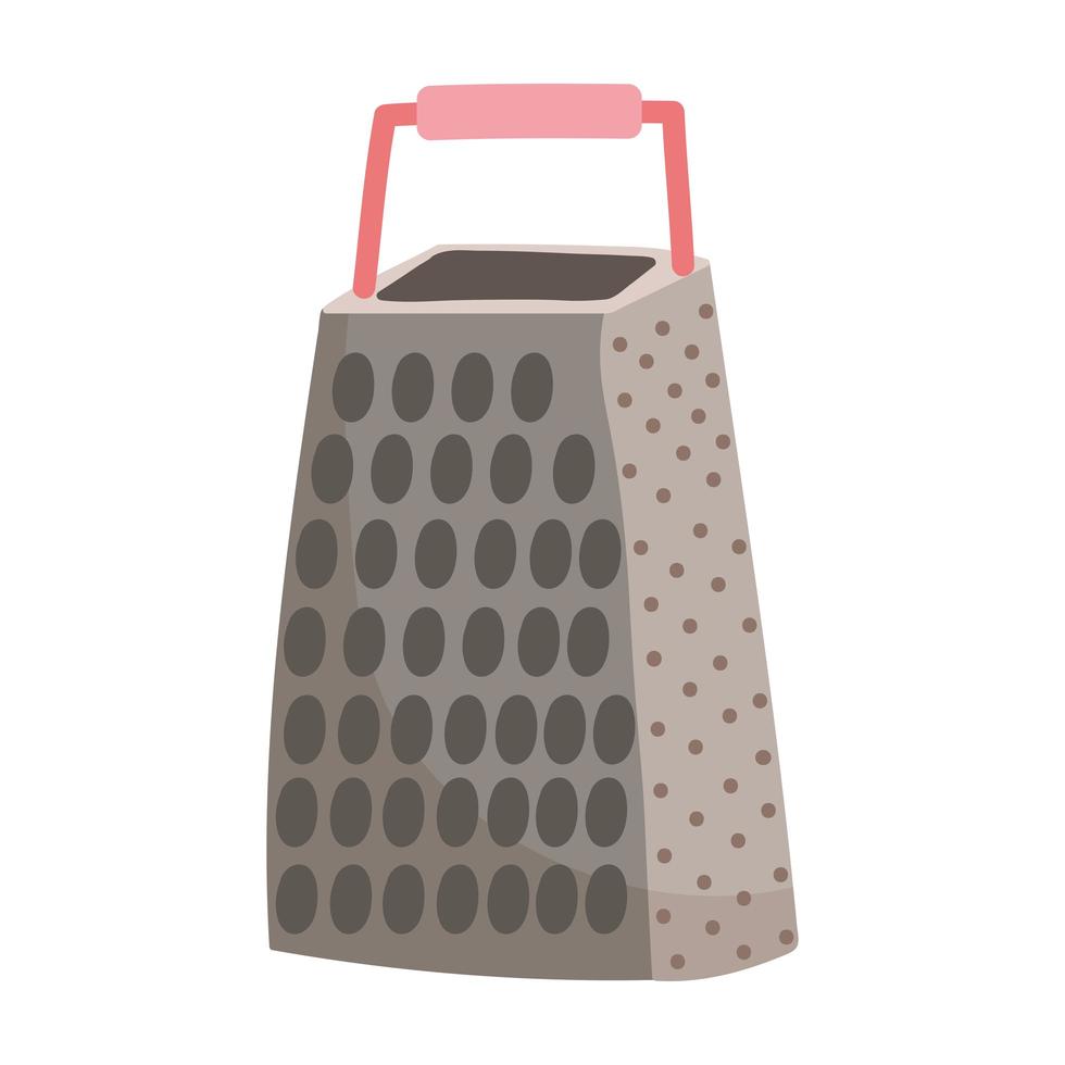 grater utensil cooking vector