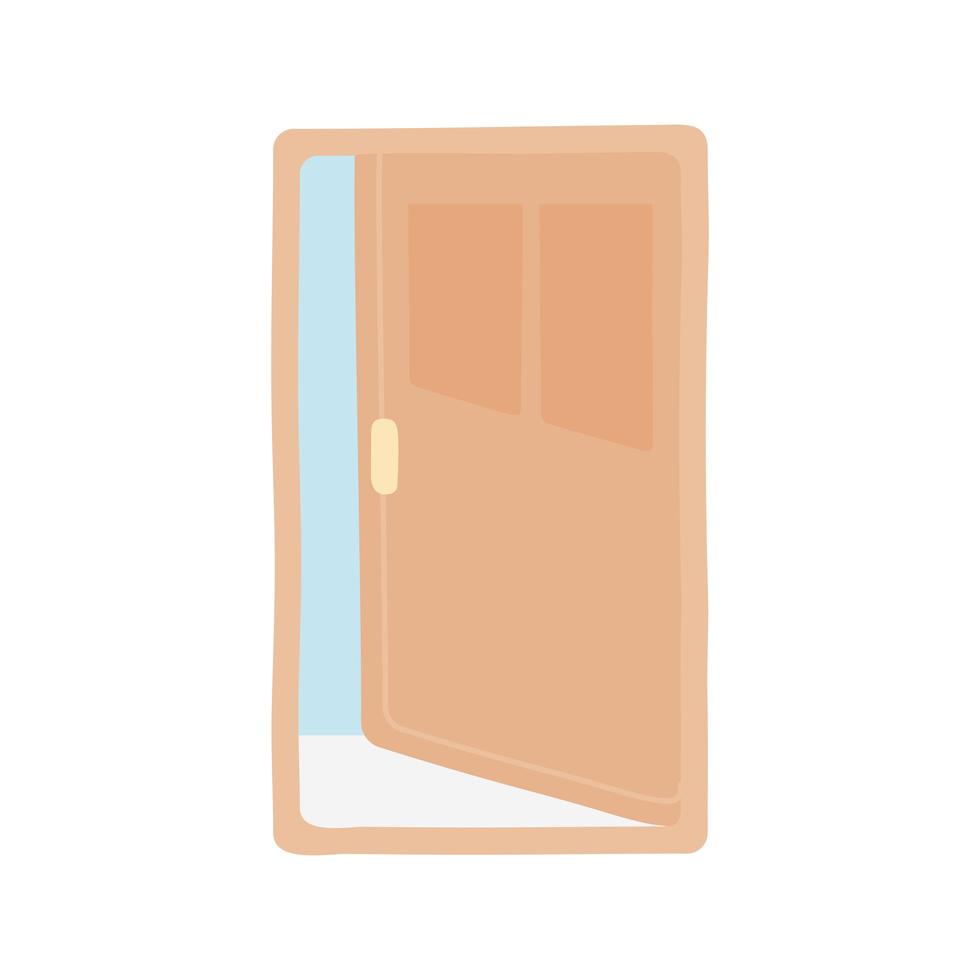 open front door vector