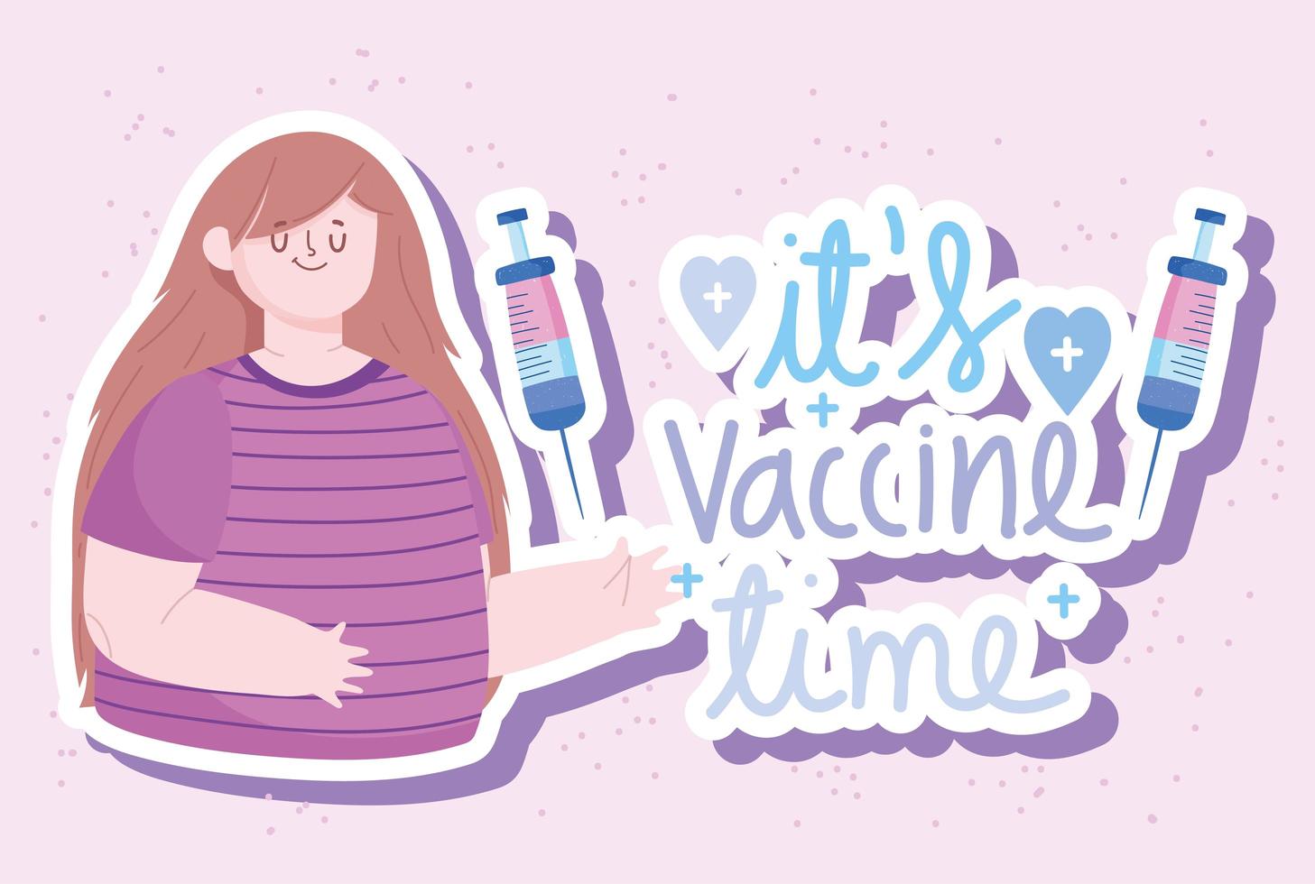 vaccine time patient vector
