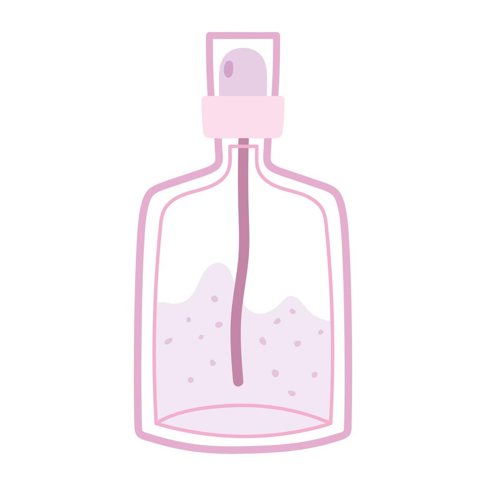 plastic dispenser perfume vector