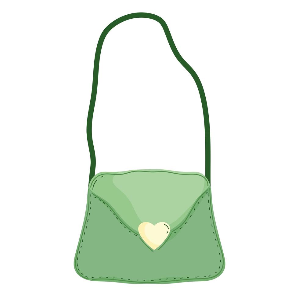 bolso de mano accesorio de moda vector