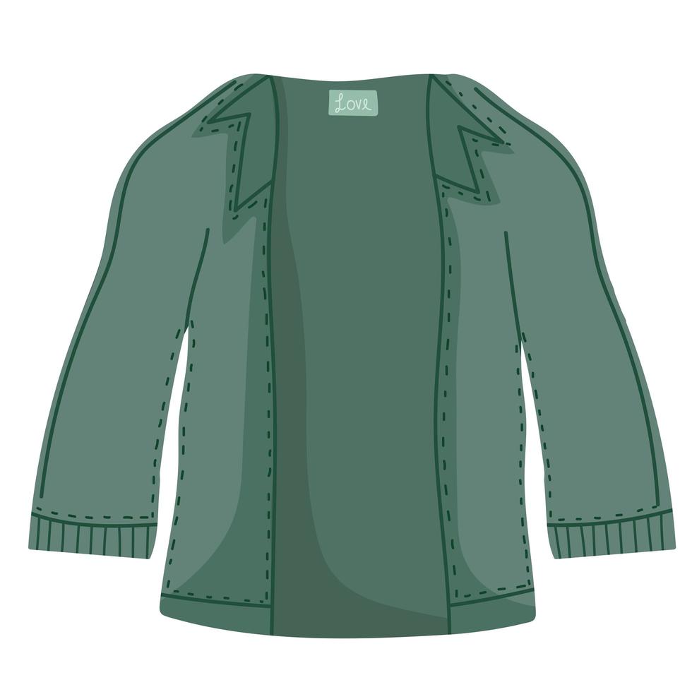 jacket fashion accessory vector
