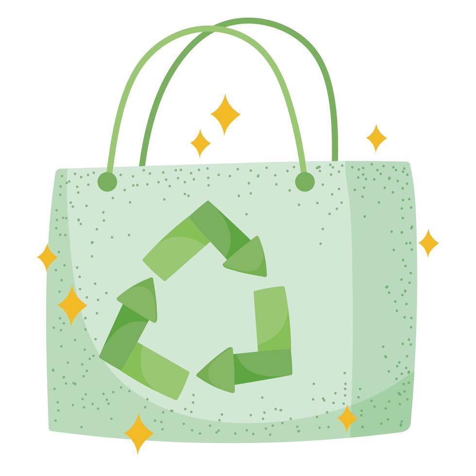 recycle bag reusable vector