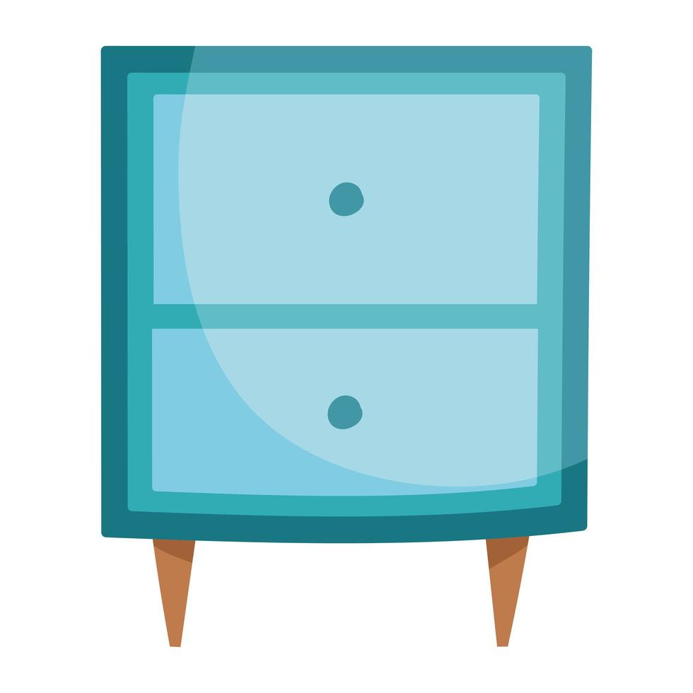 drawers furniture decoration vector
