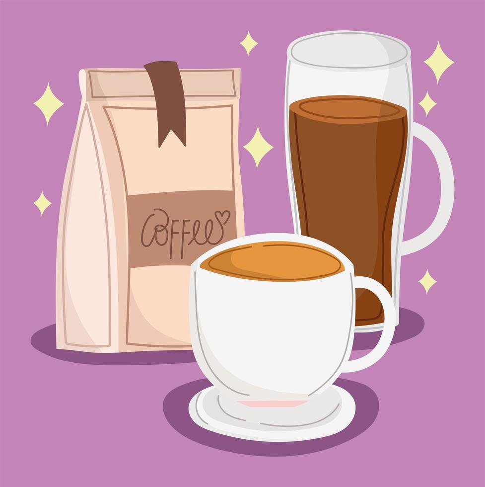 international coffee day vector