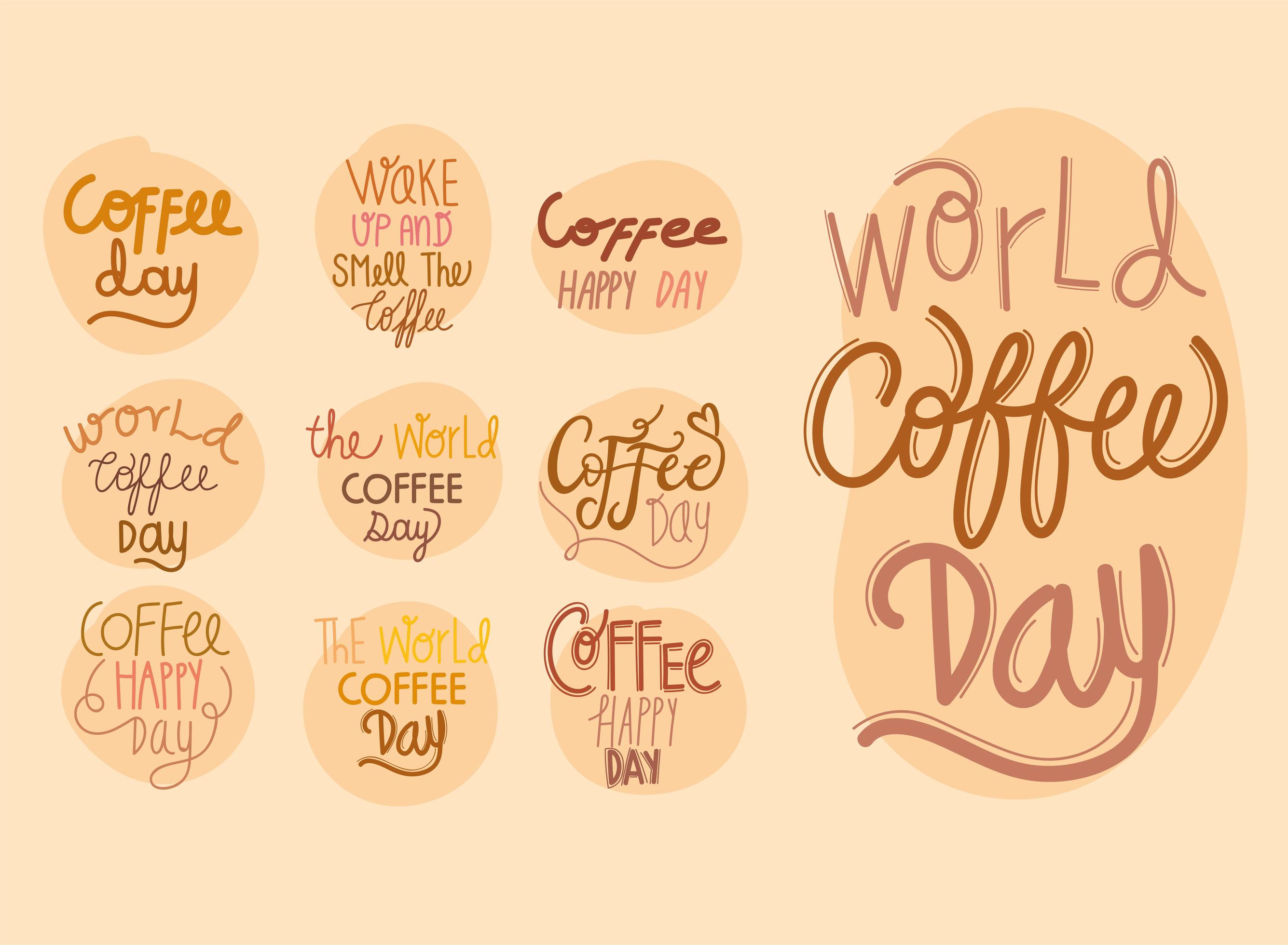world coffee day 3677469 Vector Art at Vecteezy
