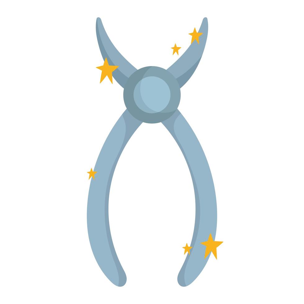 dental pliers tool vector