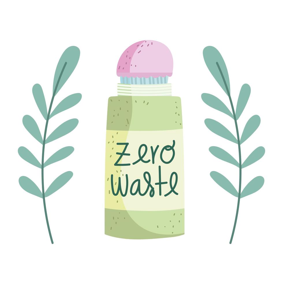 zero waste ecological vector