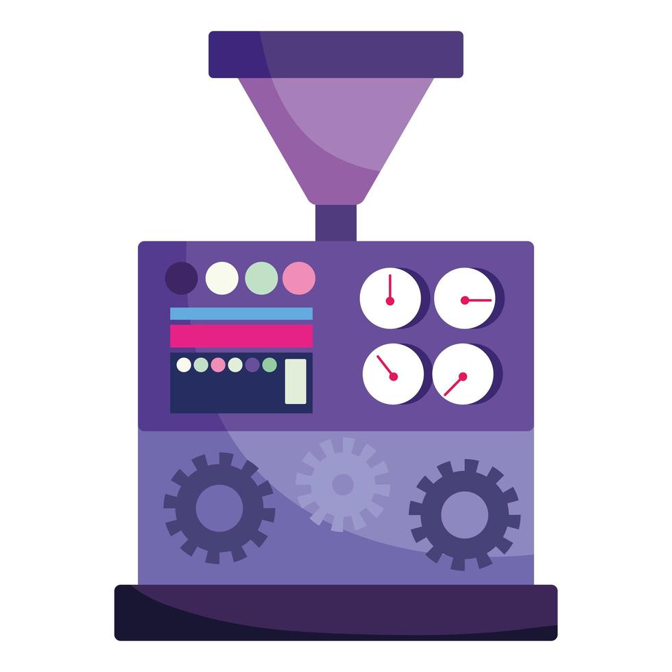 production funnel factory vector