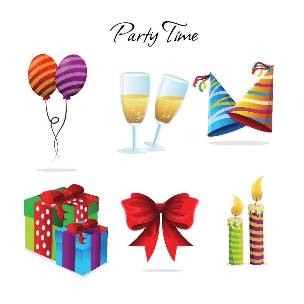 Party Elements Icon vector