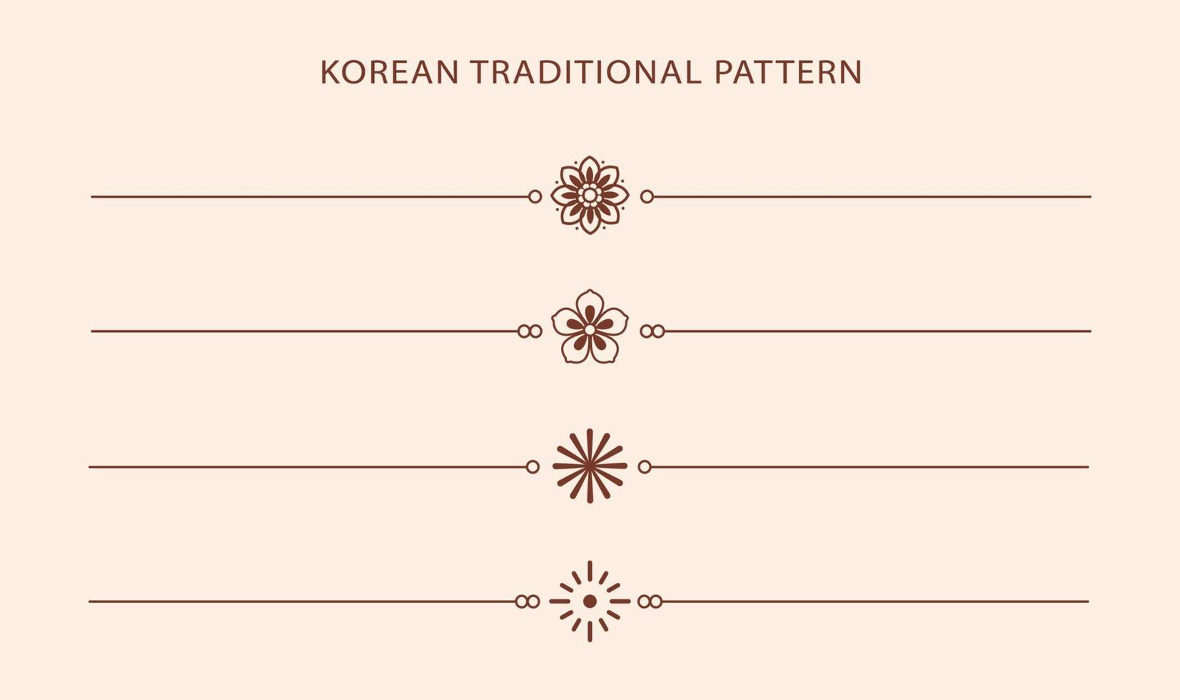 Korean traditional line pattern. Asian style. Chinese culture. Vector abstract graphic illustration. Korea, china symbol