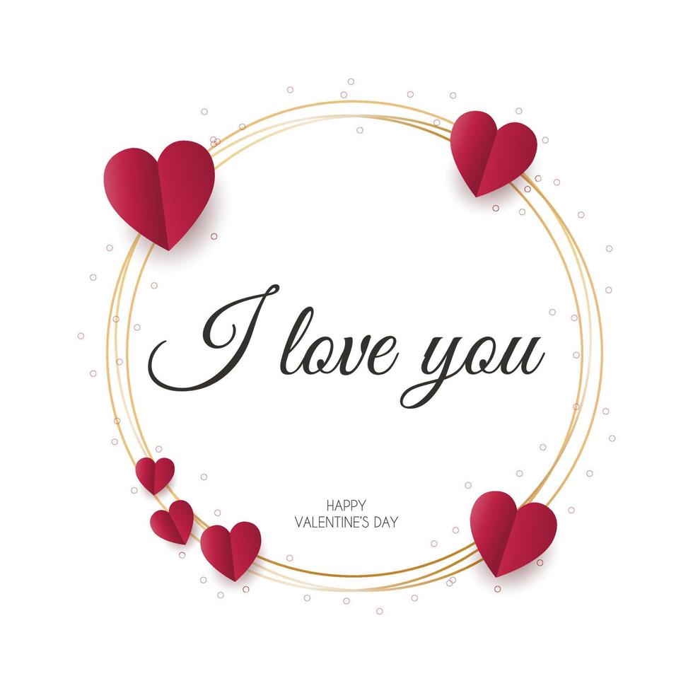 Happy Valentine's Day background vector