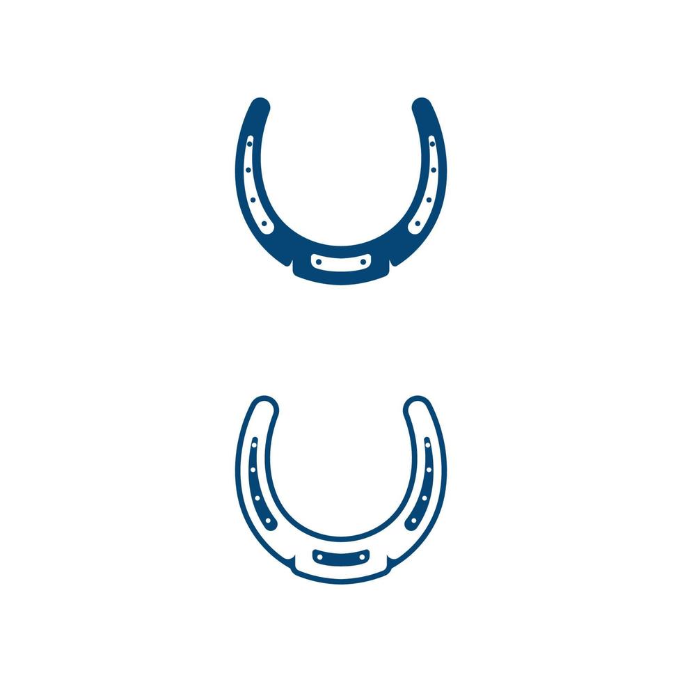 Horse shoe Vector icon design illustration