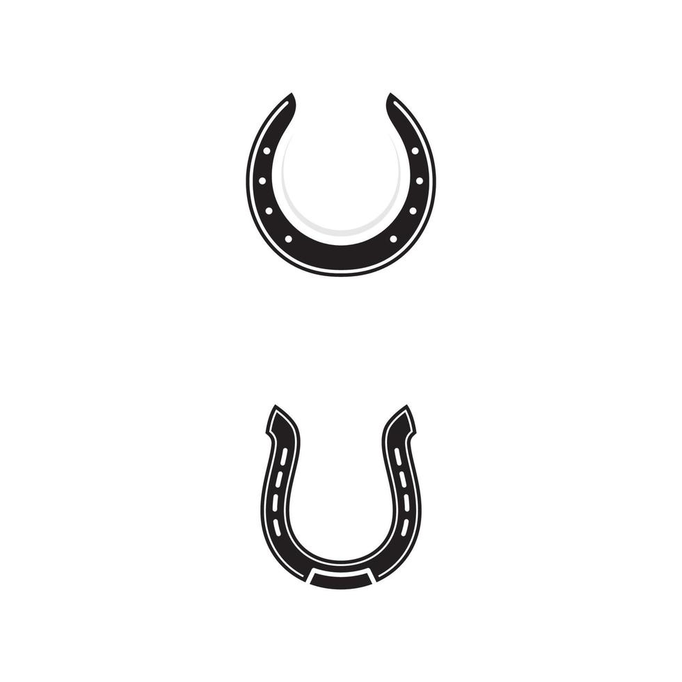 Horse shoe Vector icon design illustration