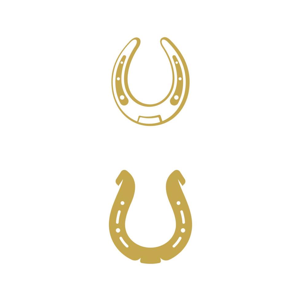 Horse shoe Vector icon design illustration