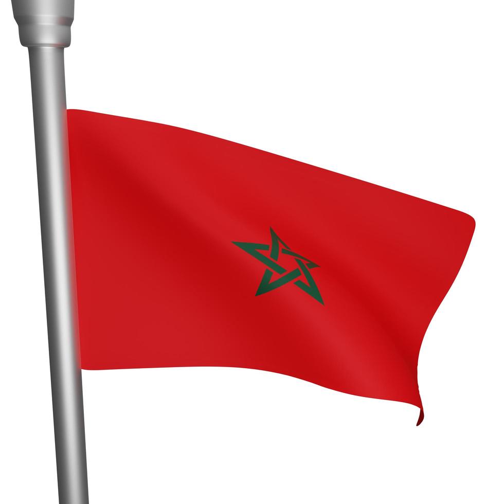 concepto de bandera de marruecos día nacional de marruecos foto