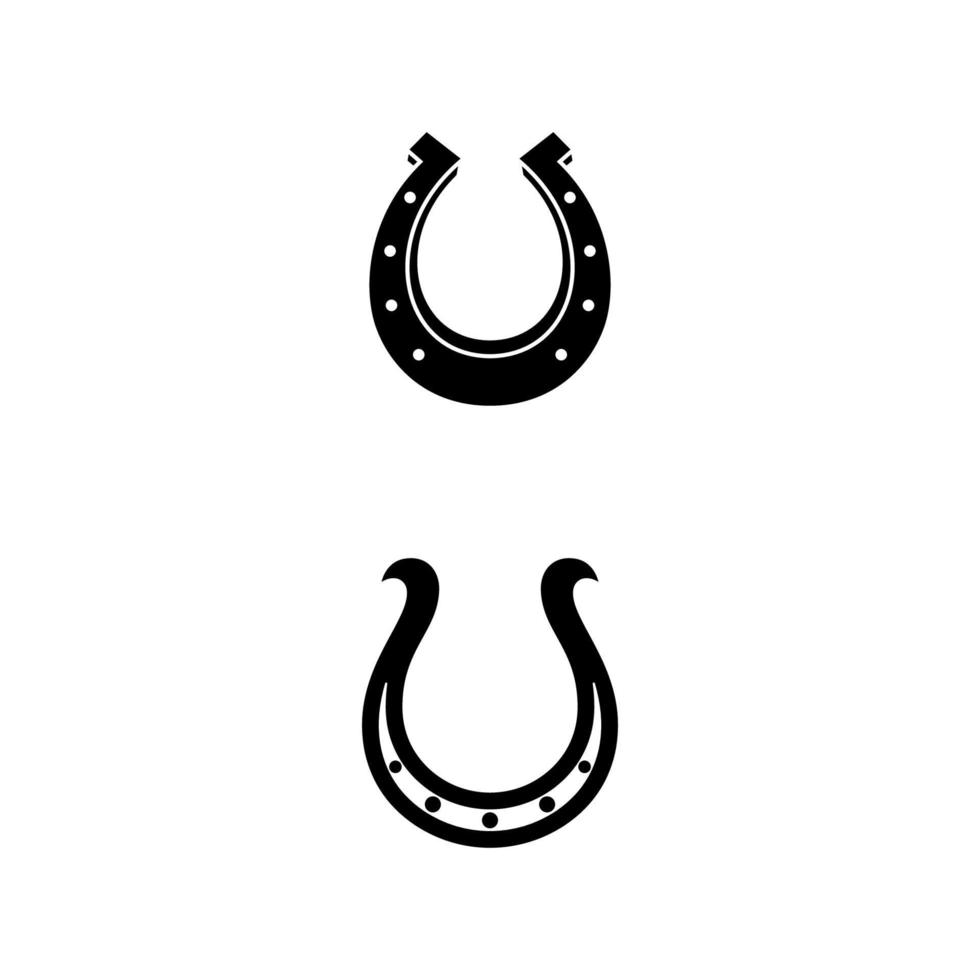 Horse shoe Vector icon design illustration