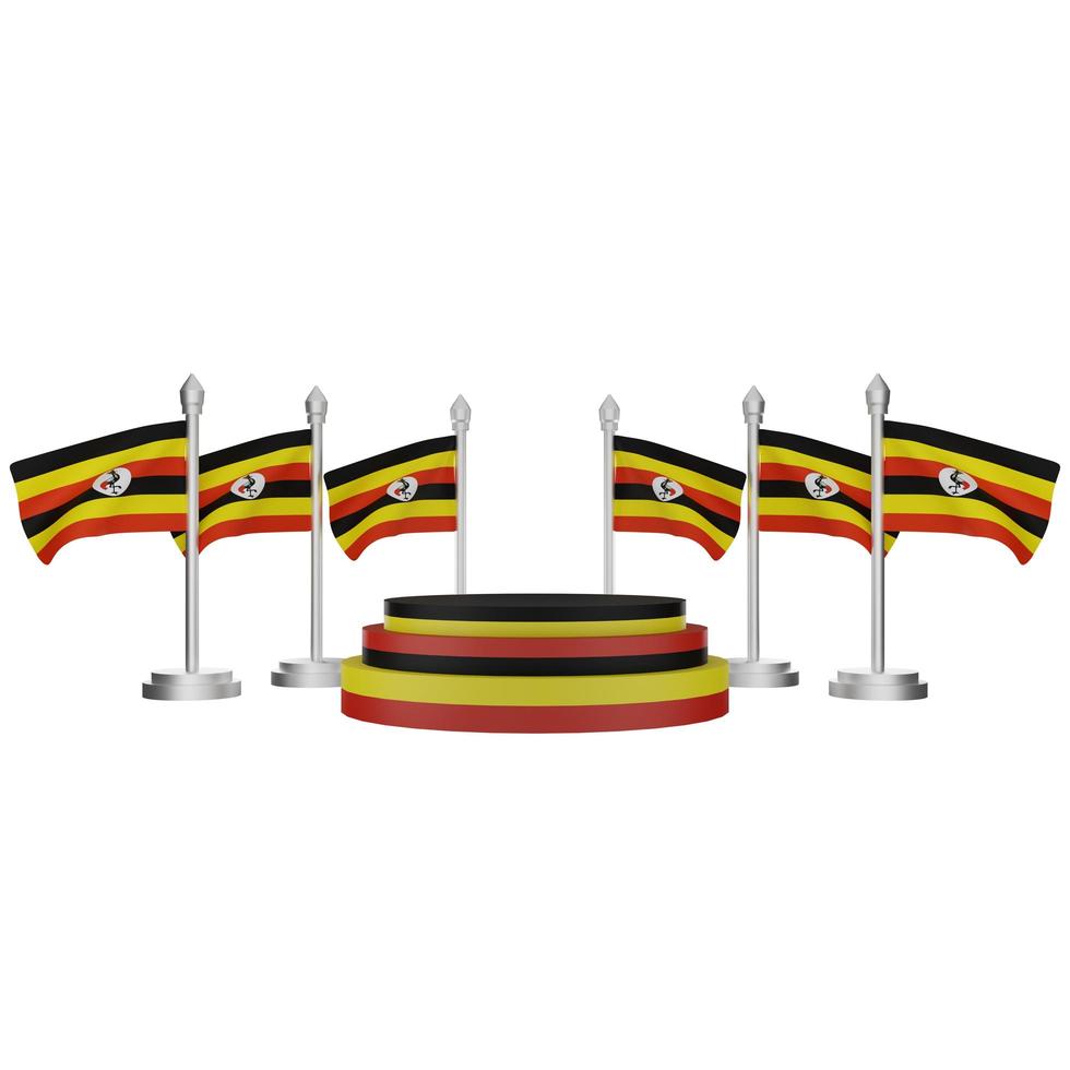 concepto del día nacional de uganda foto