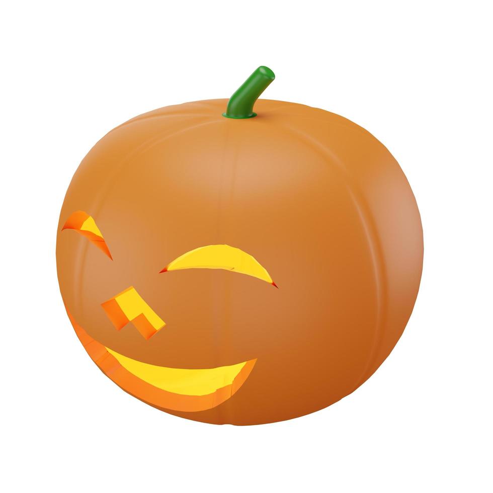 pumpkin with halloween concept photo