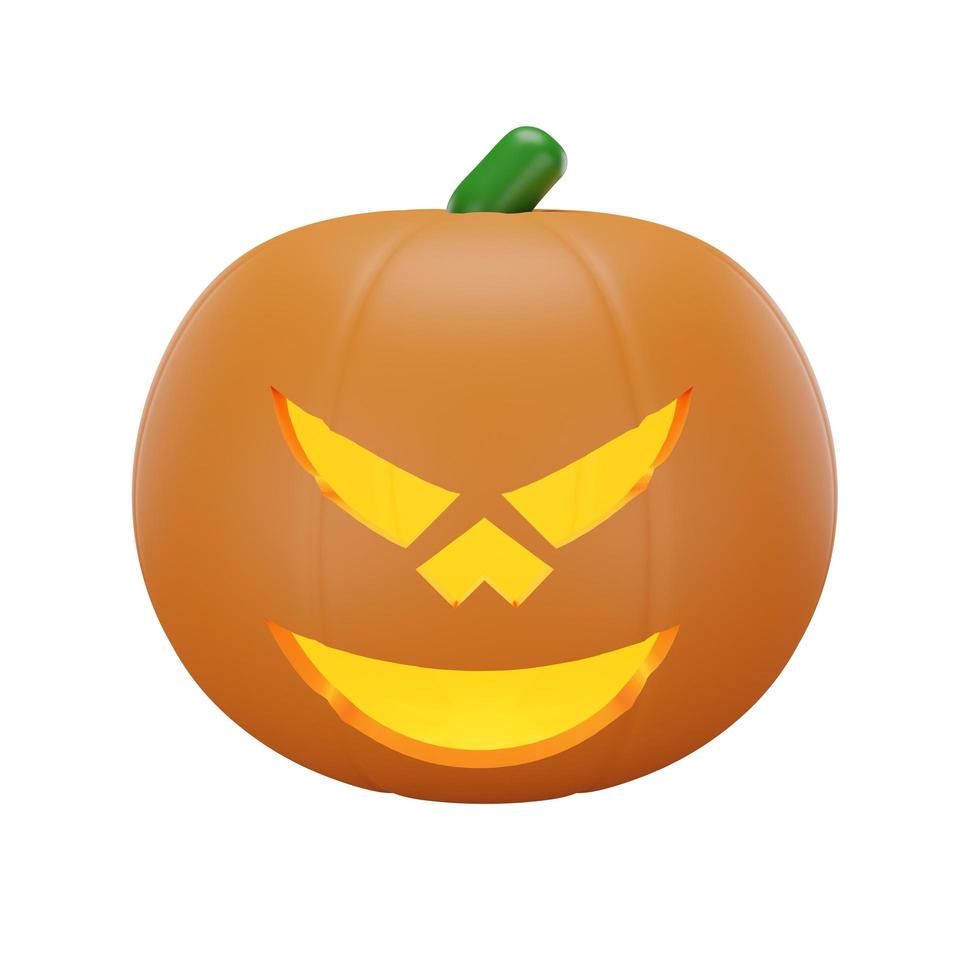 pumpkin with halloween concept photo