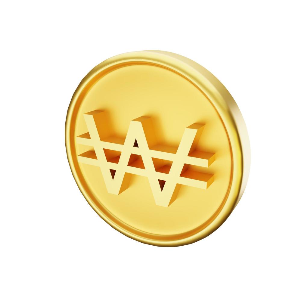 won currency illustration photo