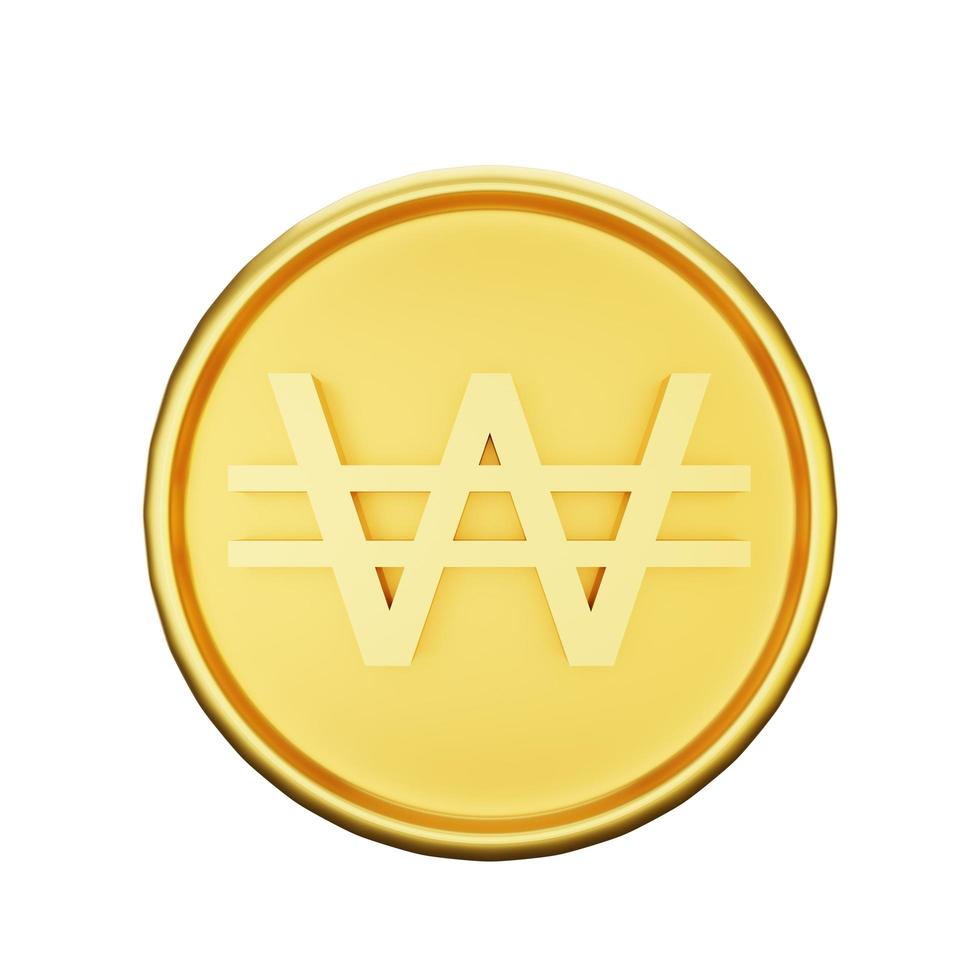 won currency illustration photo