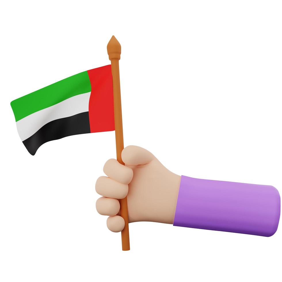 concepto del día nacional de los emiratos árabes unidos foto