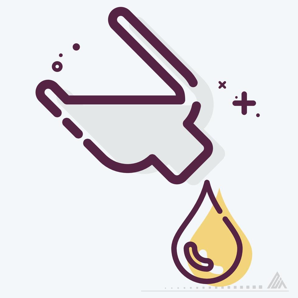Icon Vector of Drop 2 - MBE Style