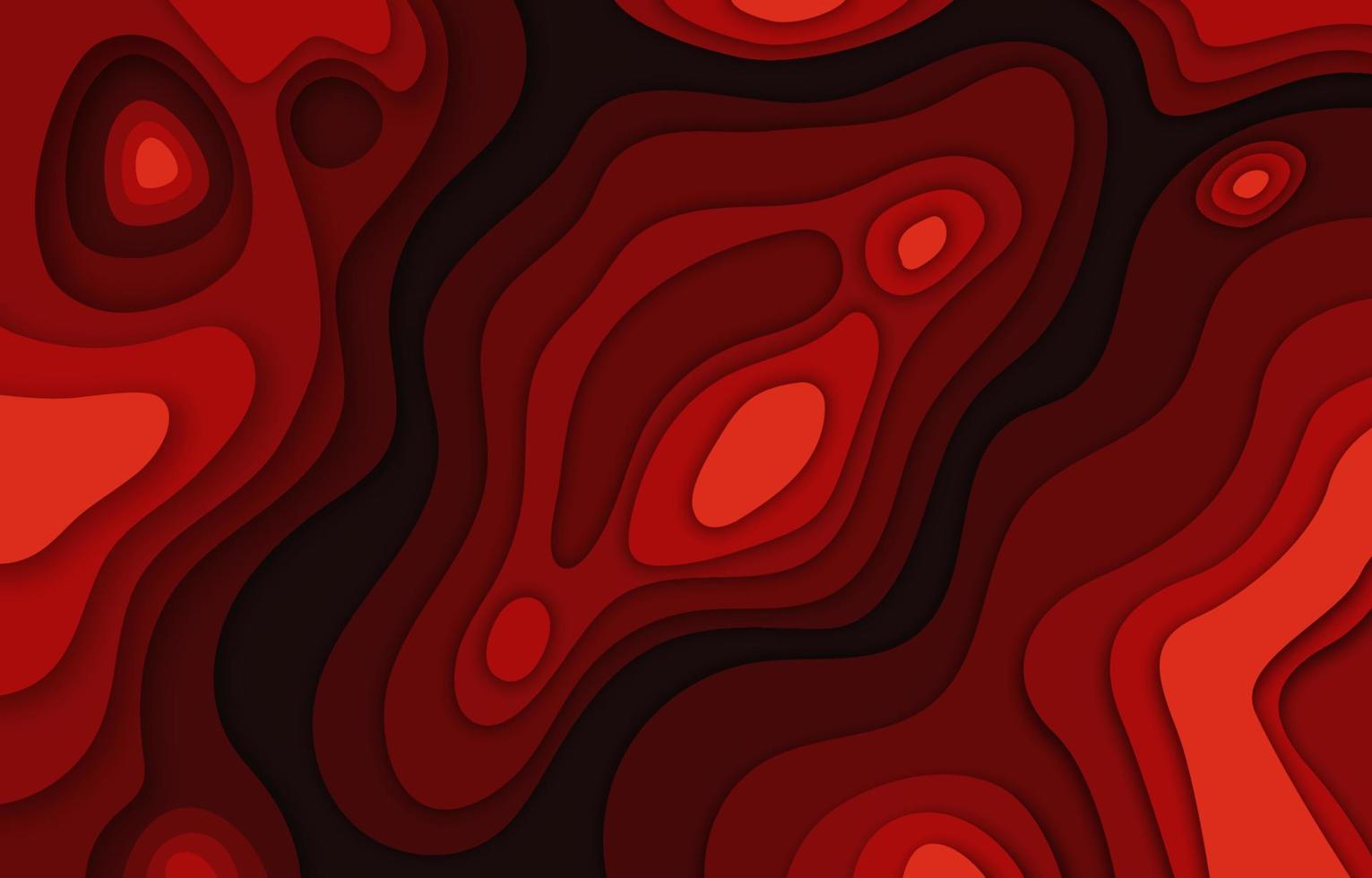 fondo ondulado rojo oscuro vector