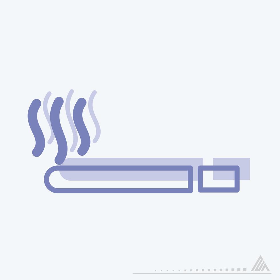 gráfico vectorial de cigarrillos - estilo gemelos vector