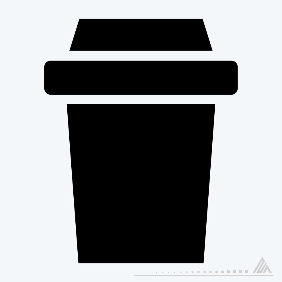 Icon Vector of Tea - Glyph Style