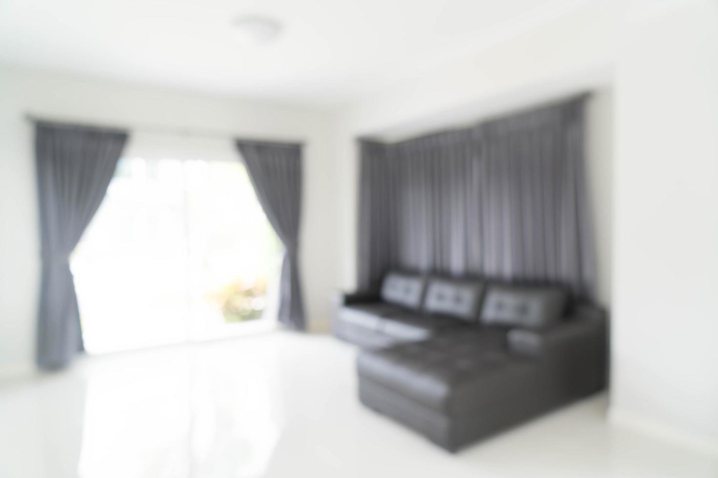 Abstract blur in living room for background photo