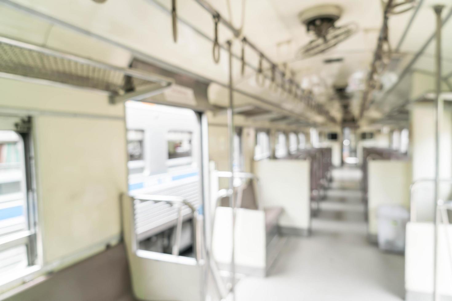Abstract blur train for background photo