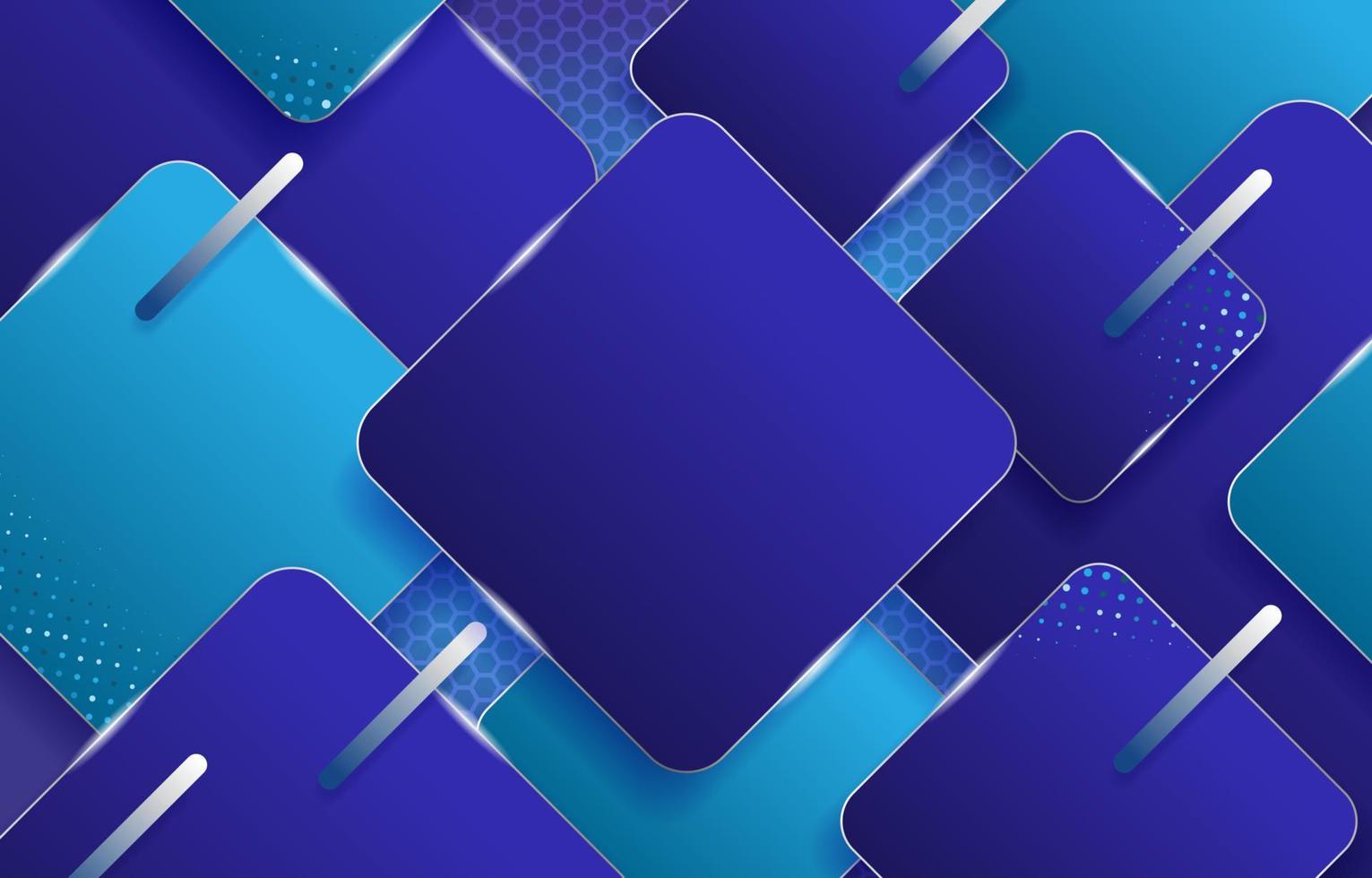 Modern Abstract Blue Concept vector
