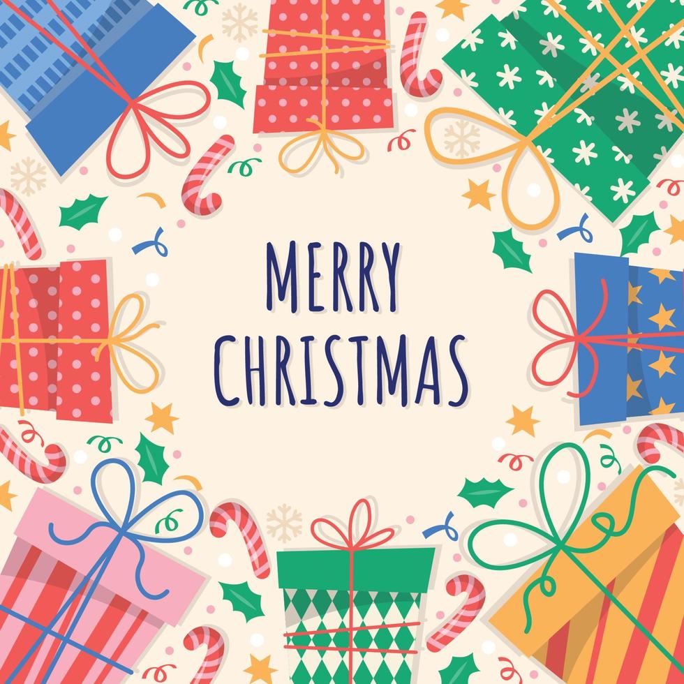 Christmas Gift Background vector