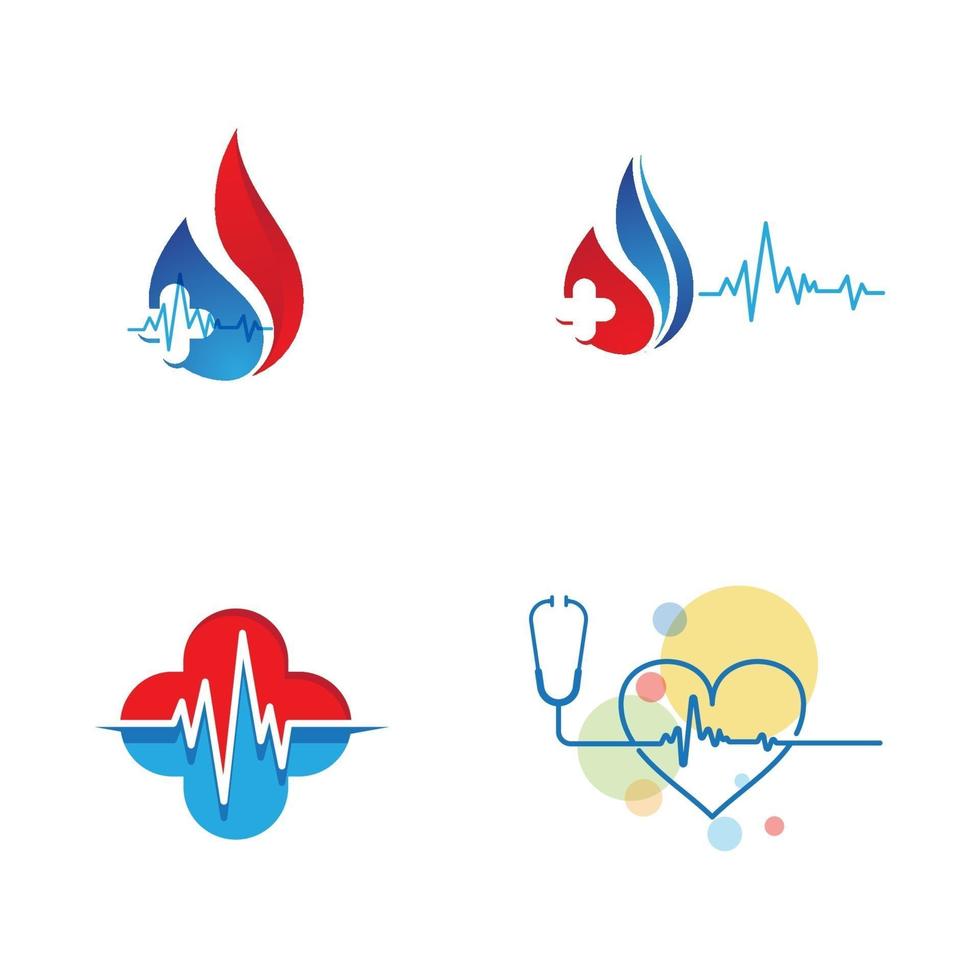 Blood Donor icon template vector