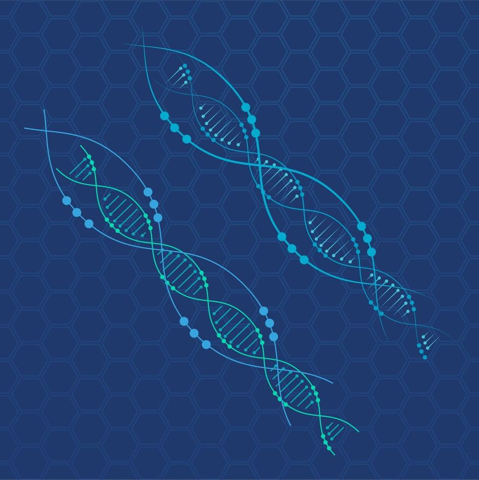 Medical DNA Vector icon design illustration