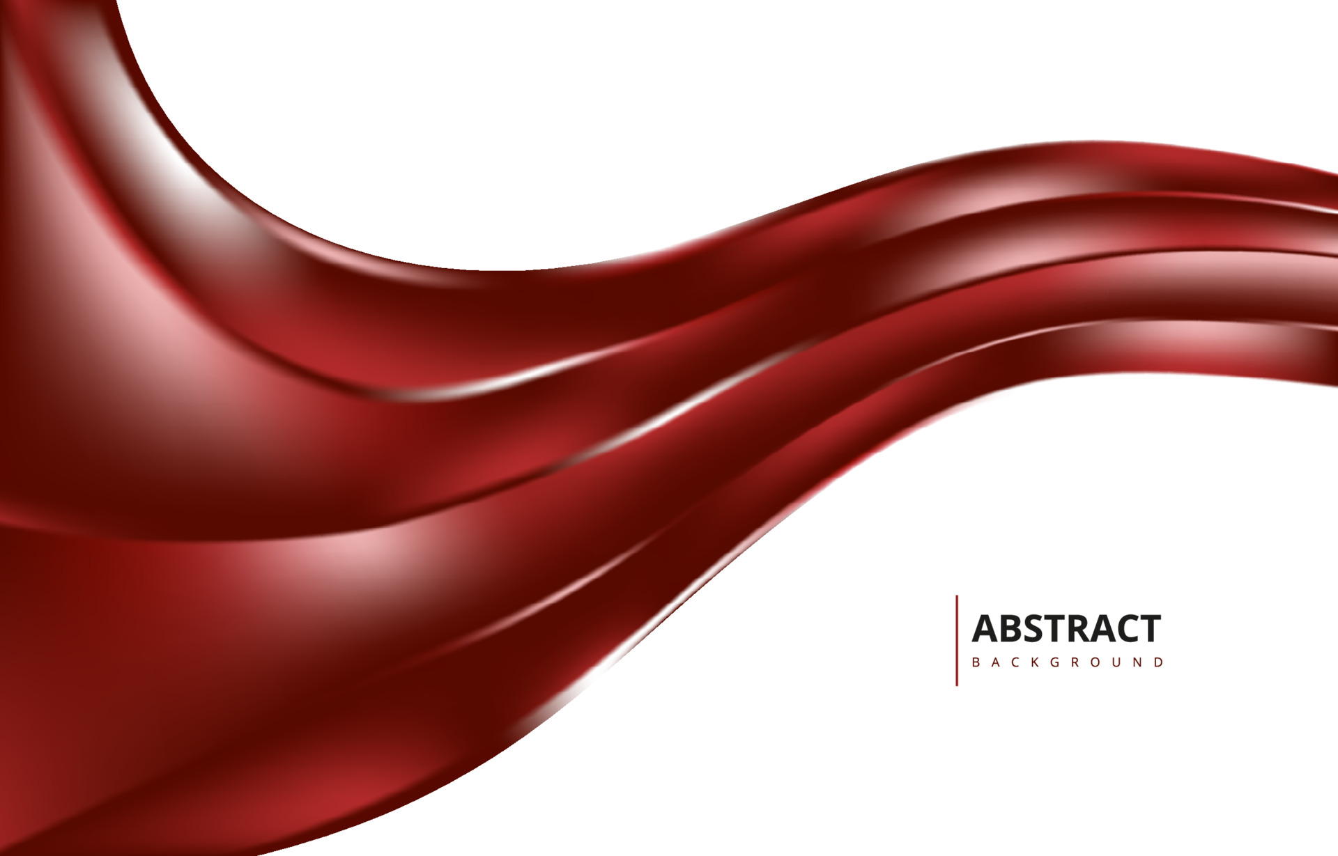 Bright Maroon Abstract Modern Wave Gradient Texture Background
