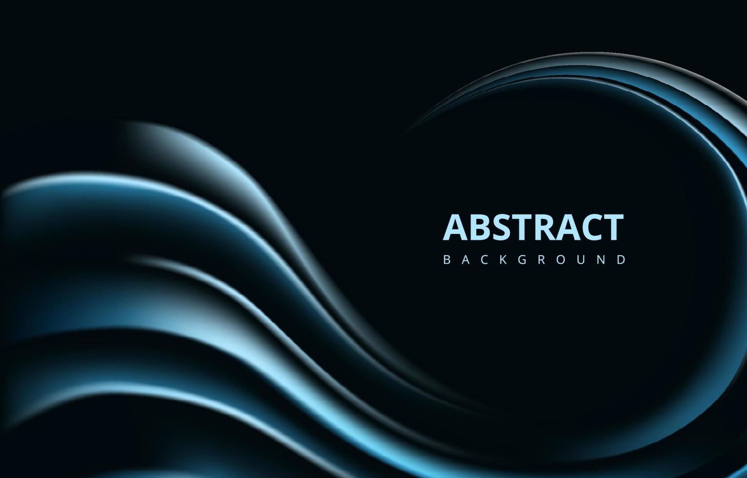 Dark Blue Abstract Modern Wave Gradient Texture Background Wallpaper Graphic Design vector