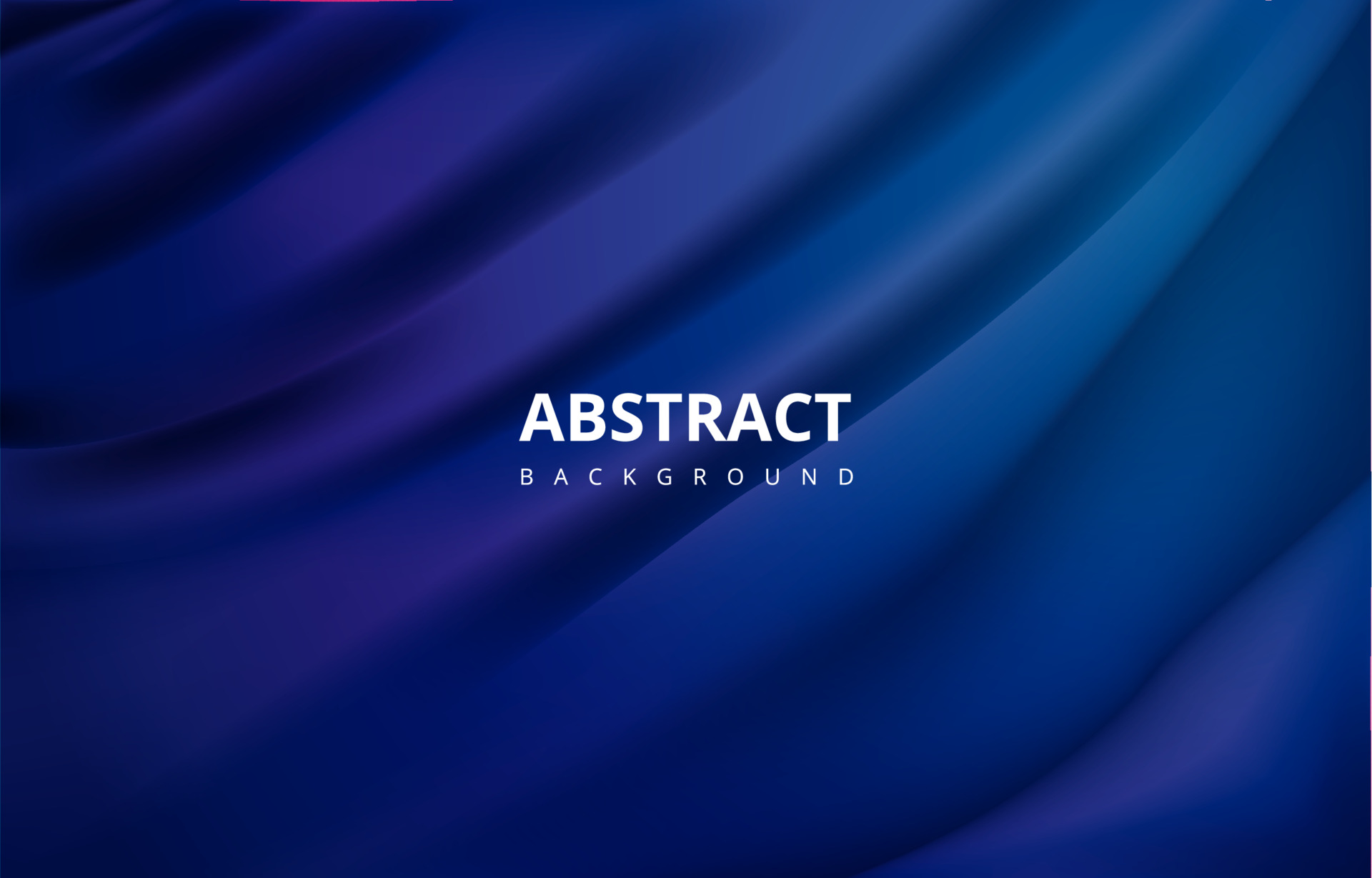 Abstract Elegant Luxury Blue Silk Satin Fabric Wave Background