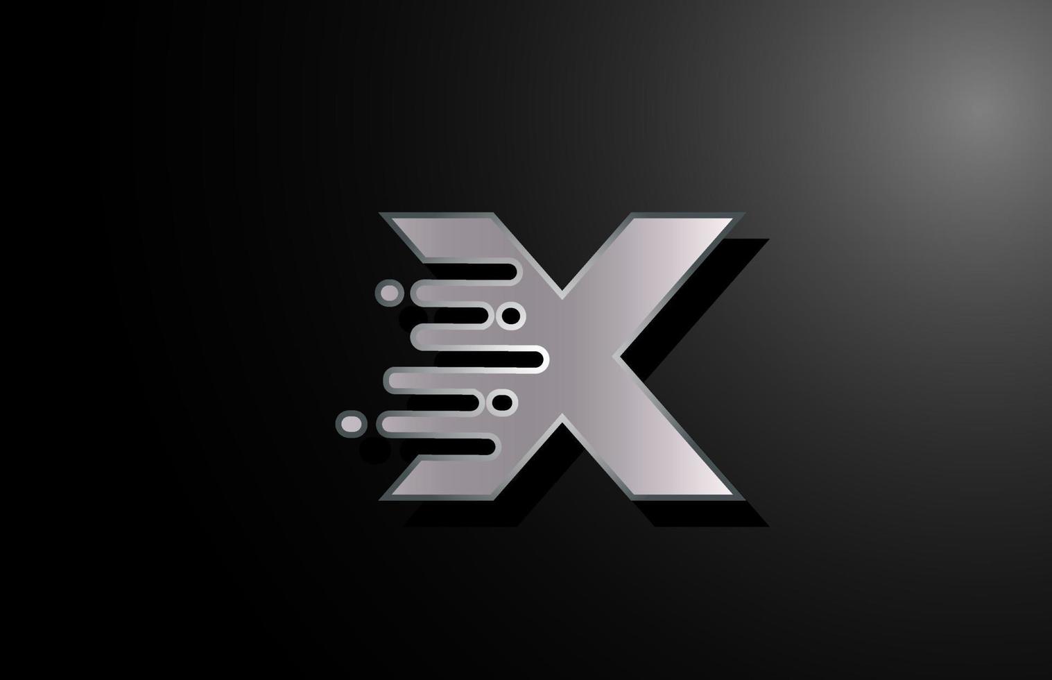 icono de logotipo de letra x para negocios y empresa vector